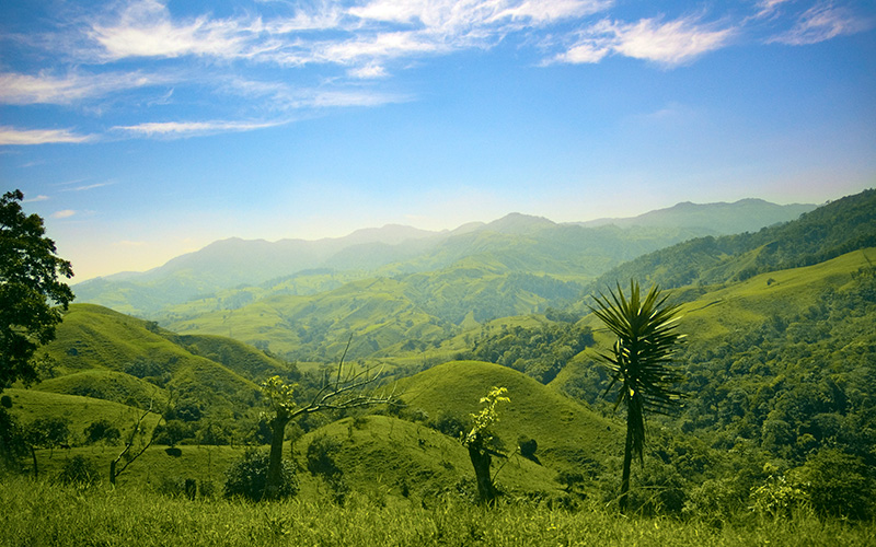The lush land of Costa Rica